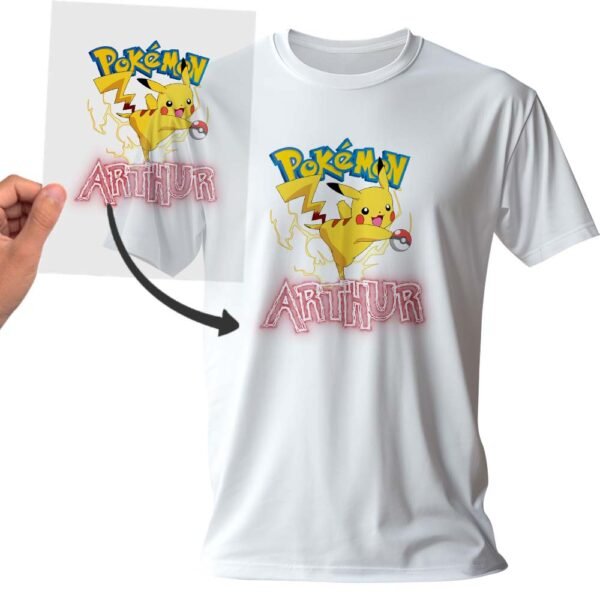 Film DTF Pokémon design ElectroBolt