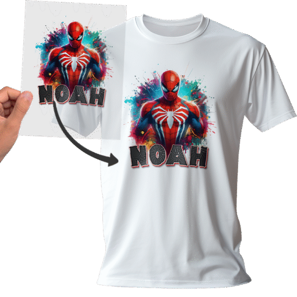 Film DTF Spiderman design Herospray