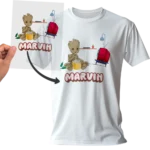 Film DTF Groot design Popcornivore