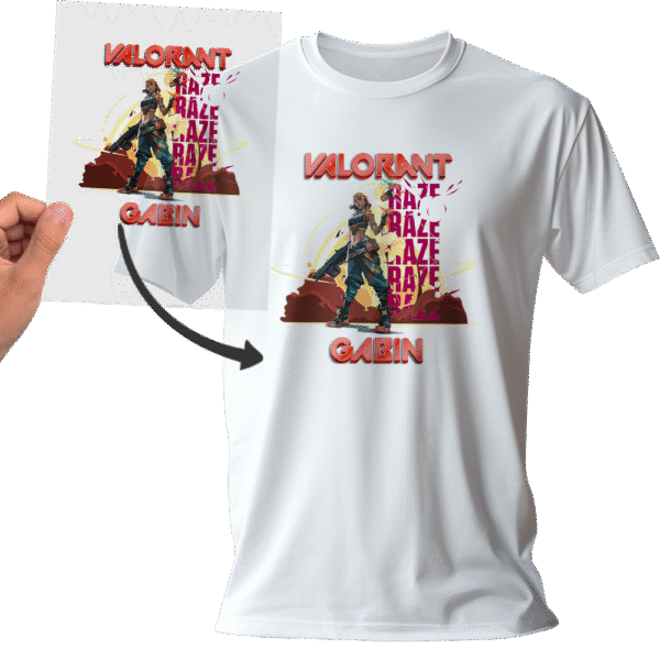 Film DTF Valorant design Raze