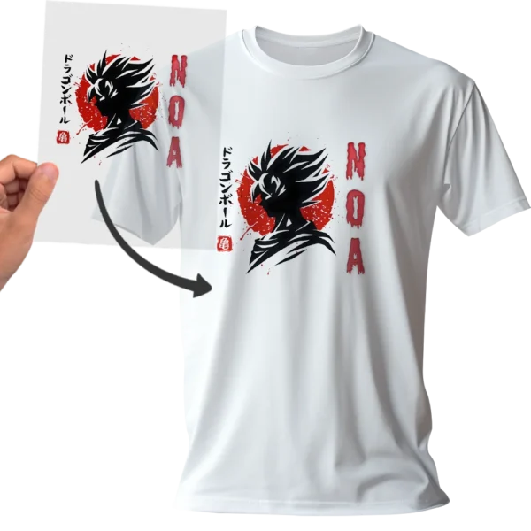 Film DTF DBZ design SangRouge